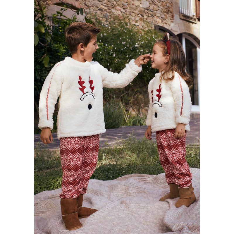 Kerst Pyjama en Offwhite