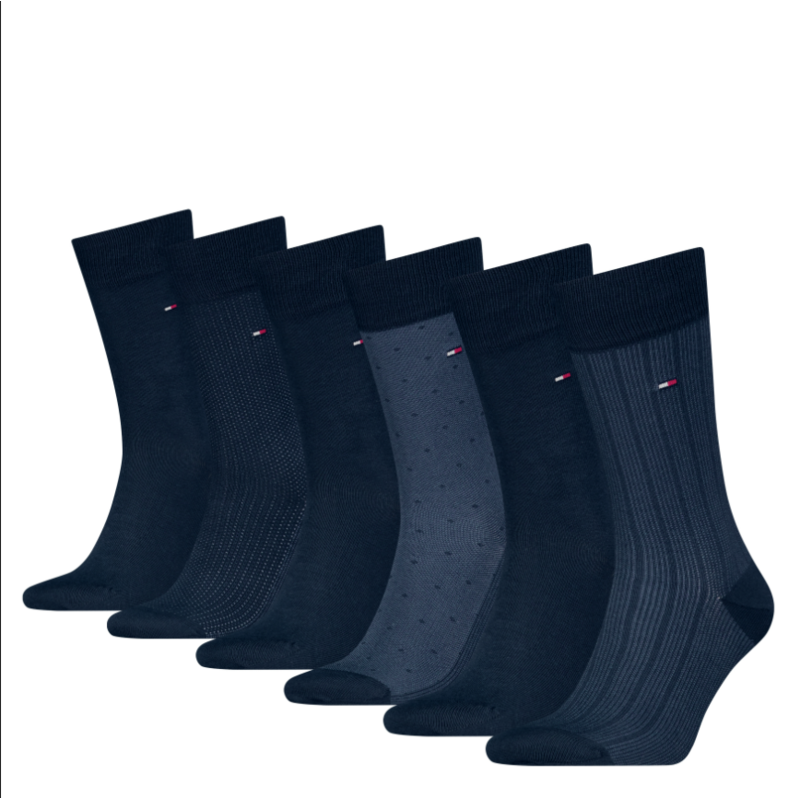 Giftbox Sokken 6-pack in het Navy