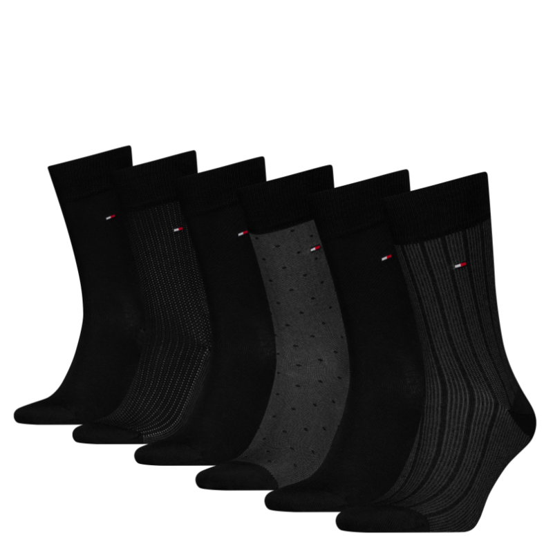 Giftbox Sokken 6-pack in het Zwart