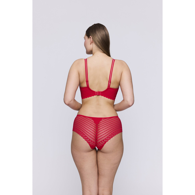 Voorgevormde Bh Hartvorm in het True red