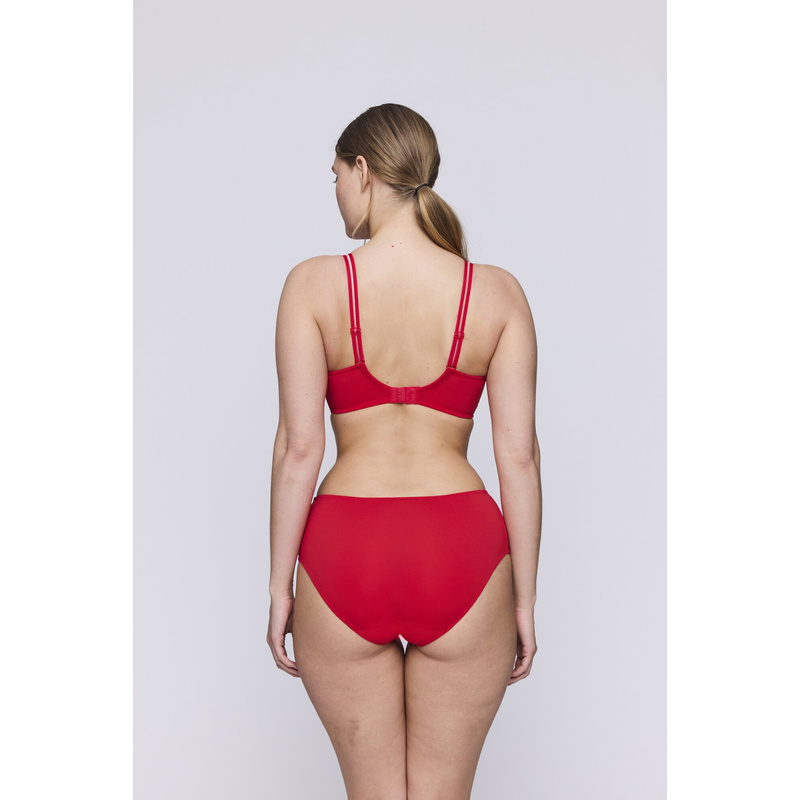 Tailleslip in het True red