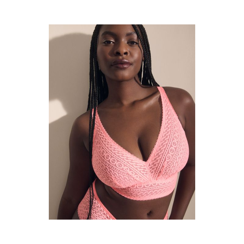 Bralette in het Pink parfait