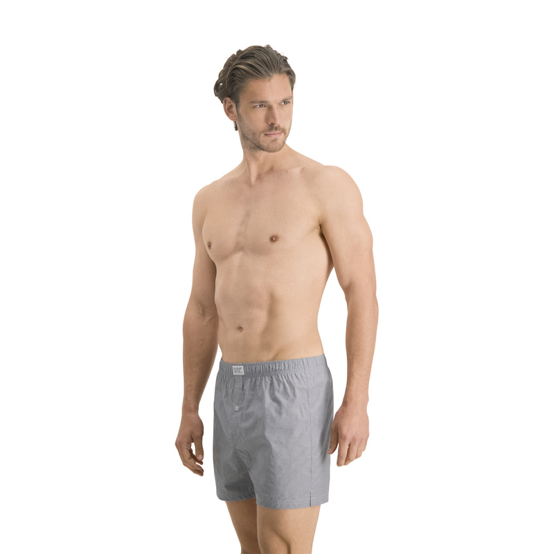2-pack Woven Boxer (los) en Asphalt 2-pack Woven Boxer (los) en Asphalt