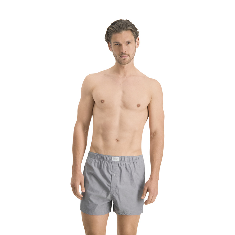 2-pack Woven Boxer (los) en Asphalt 2-pack Woven Boxer (los) en Asphalt
