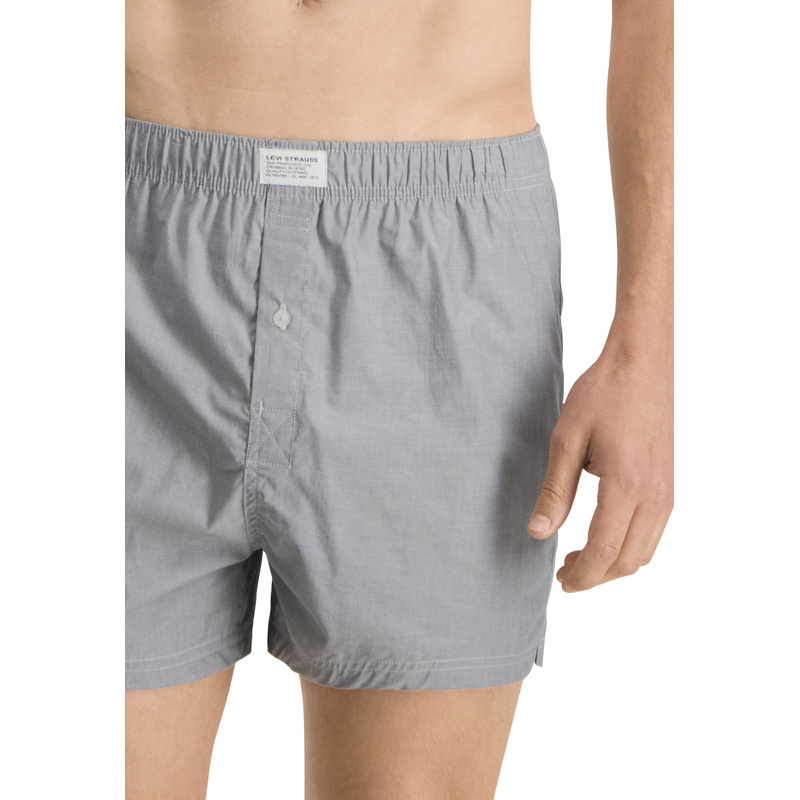 2-pack Woven Boxer (los) en Asphalt 2-pack Woven Boxer (los) en Asphalt