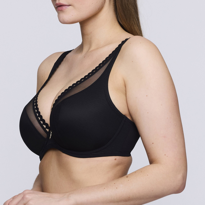 Plunge Bh Halve Mousse Cups in het Zwart