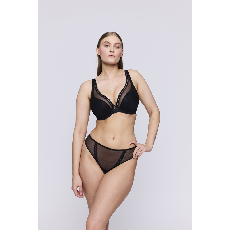 Plunge Bh Halve Mousse Cups in het Zwart