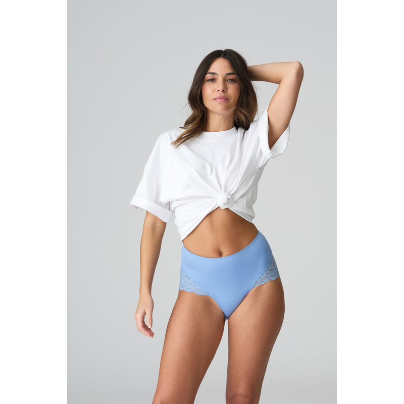 Corrigerende Tailleslip in het Santorini blue