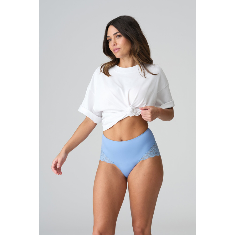 Corrigerende Tailleslip in het Santorini blue