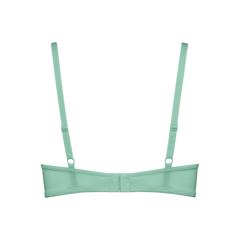 Voorgevormde Balconette Bh in het Sage green