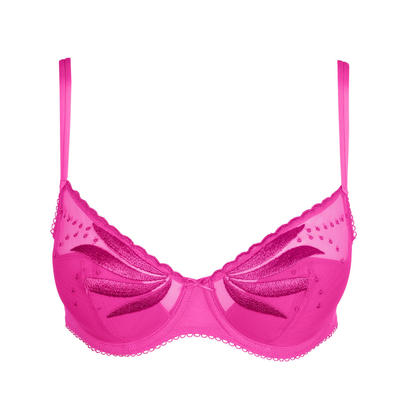Plunge Bh Halve Mousse Cups in het Cactus flower
