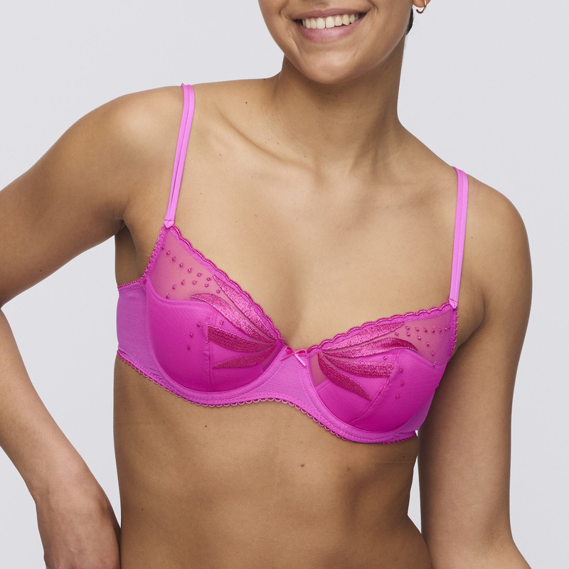 Plunge Bh Halve Mousse Cups in het Cactus flower Plunge Bh Halve Mousse Cups in het Cactus flower