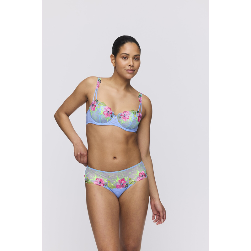 Niet Voorgevormde Balconette Bh en Santorini Blue Niet Voorgevormde Balconette Bh en Santorini Blue