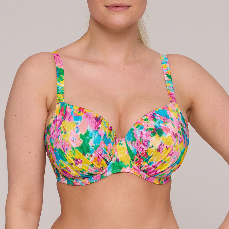 Voorgevormde Balconette Bikinitop en Sun glow