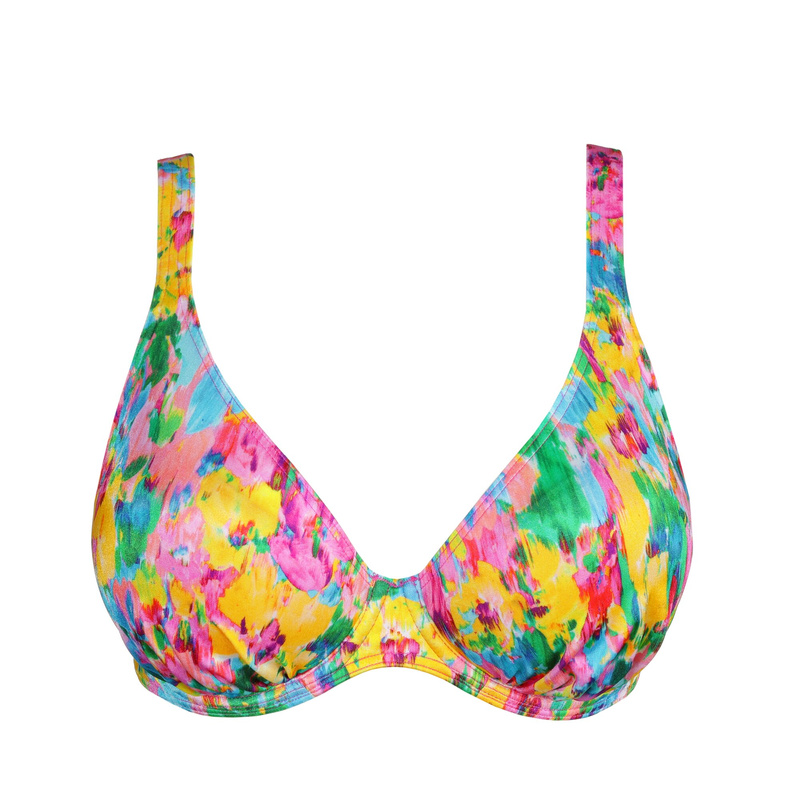 Plunge Bikinitop Halve Mousse Cups en Sun glow