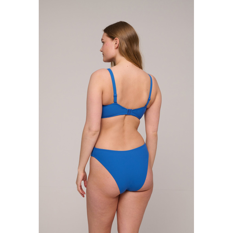 Volle Cup Bikinitop in het Delphinium cheer blue