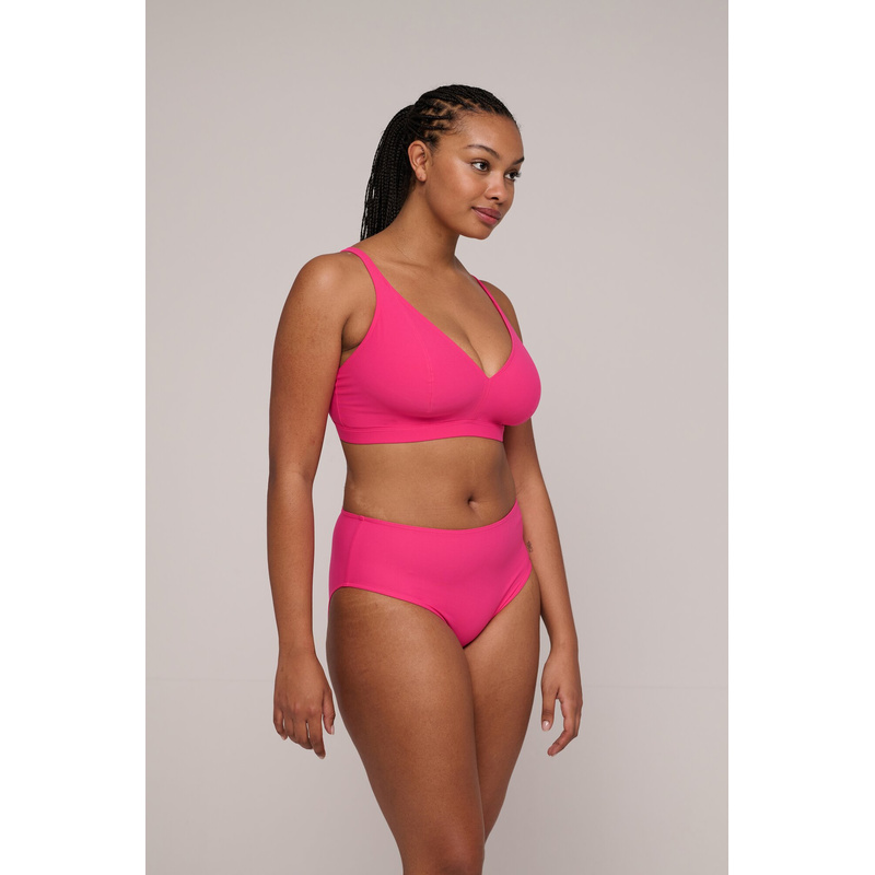 Triangel Bikinitop en Dragon fruit