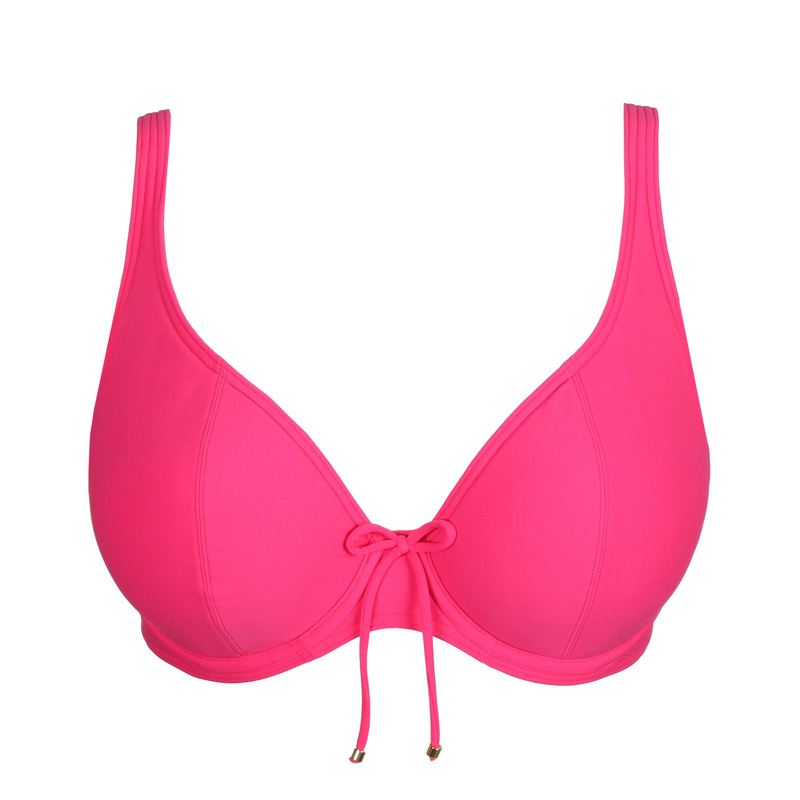 Voorgevormde Plunge Bikinitop en Dragon fruit