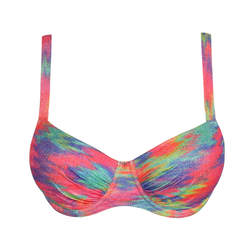 Voorgevormde Balconette Bikinitop en Sunset nile