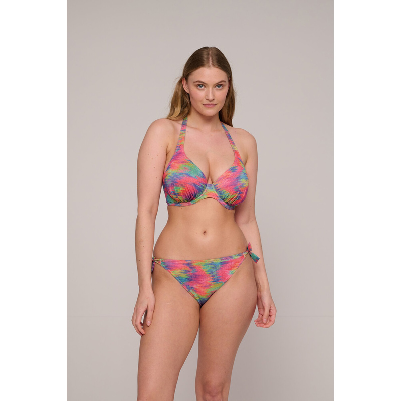 Plunge Bikinitop Halve Mousse Cups en Sunset nile