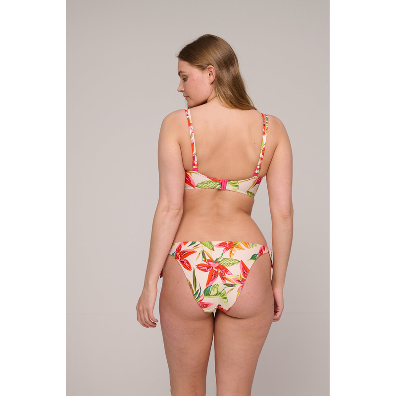 Voorgevormde Balconette Bikinitop in het Calm tropics