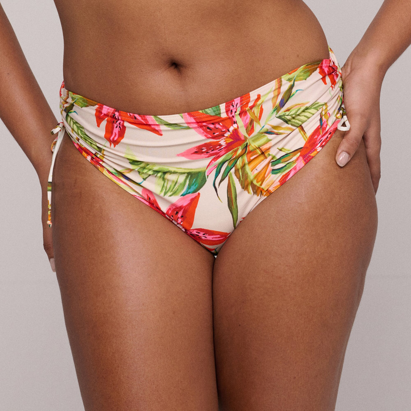 Bikini Tailleslip Met Koordjes in het Calm tropics