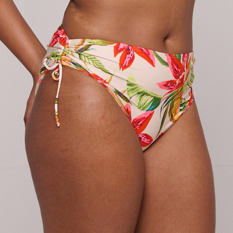 Bikini Tailleslip Met Koordjes in het Calm tropics