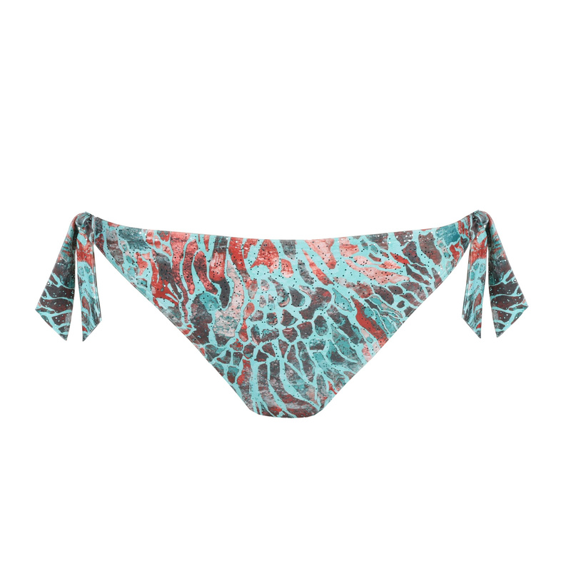 Bikini Heupslip Met Koordjes en Turquoise seas