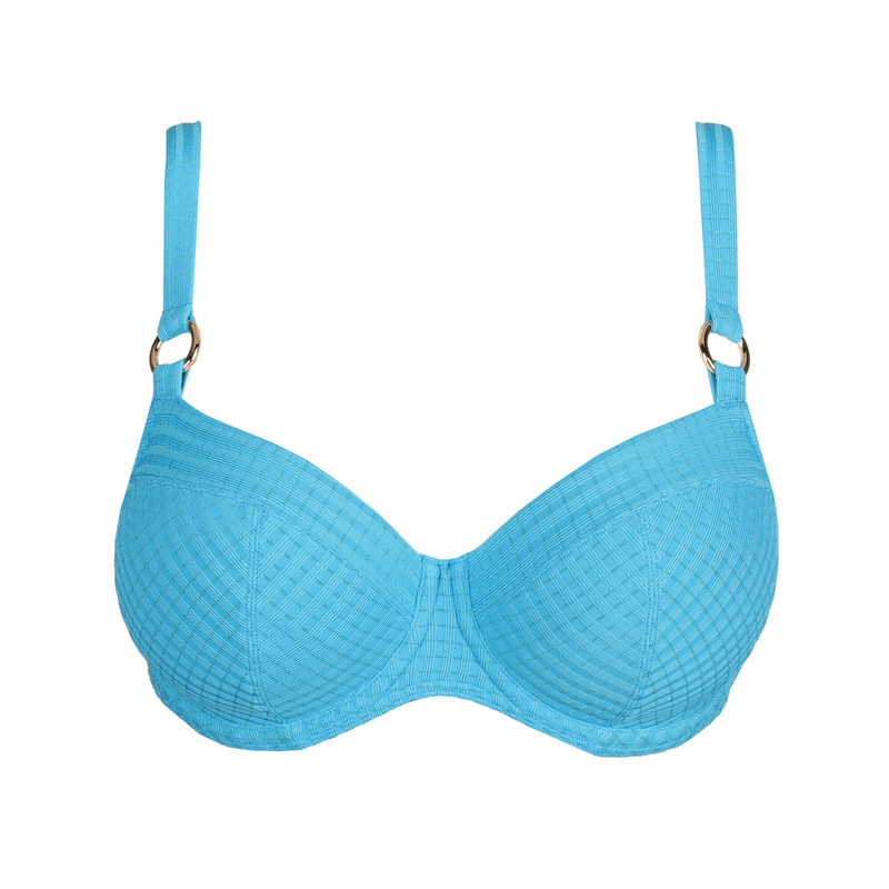 Volle Cup Bikinitop en Sea breeze