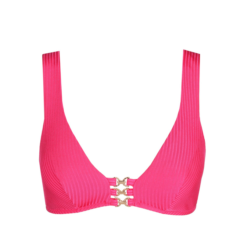 Voorgevormde Triangel Bikinitop in het Dragon fruit