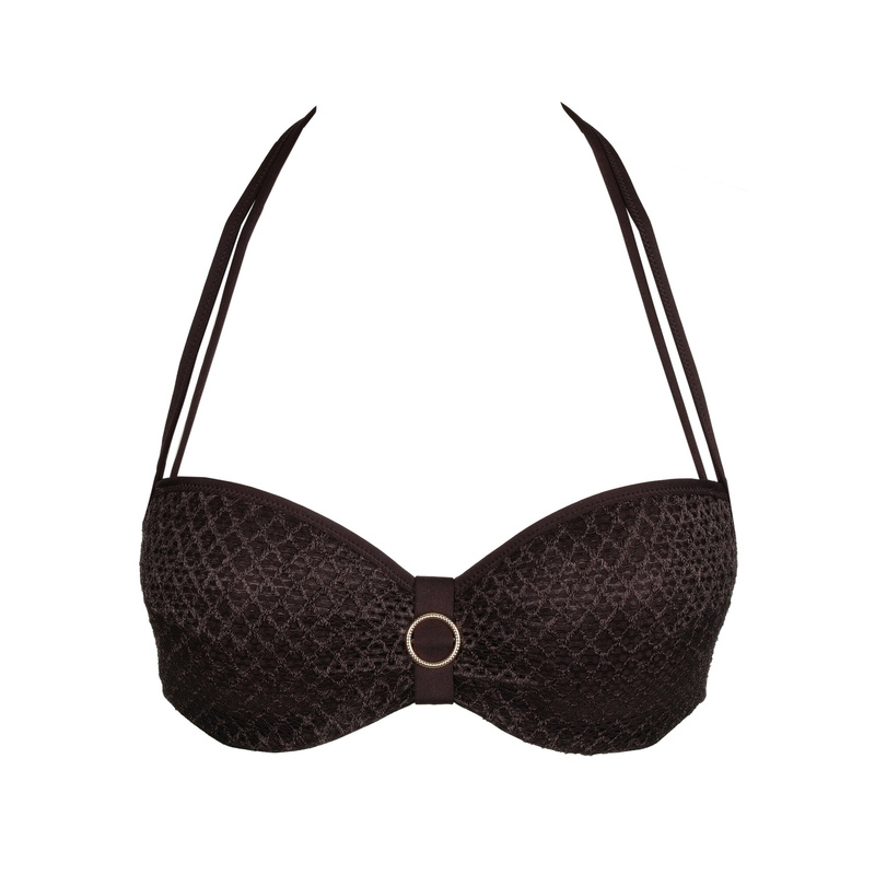 Voorgevormde Balconette Bikinitop en Earth