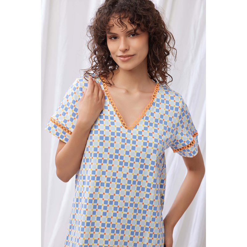 Slaapkleed in het Mozaïekprint