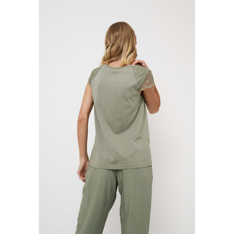Pyjama Lange Broek en Green