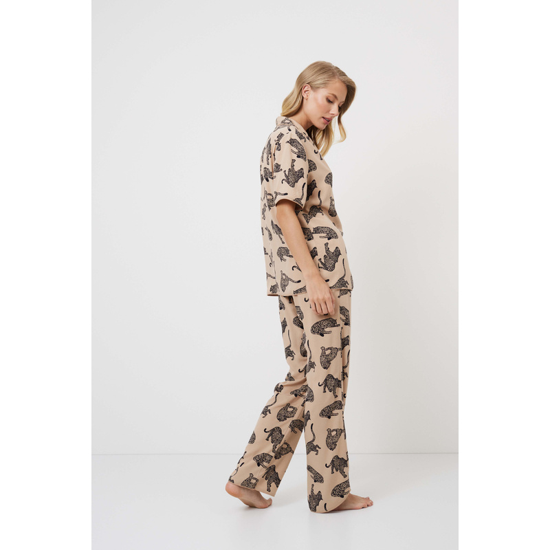 Pyjama Lange Broek en Creme