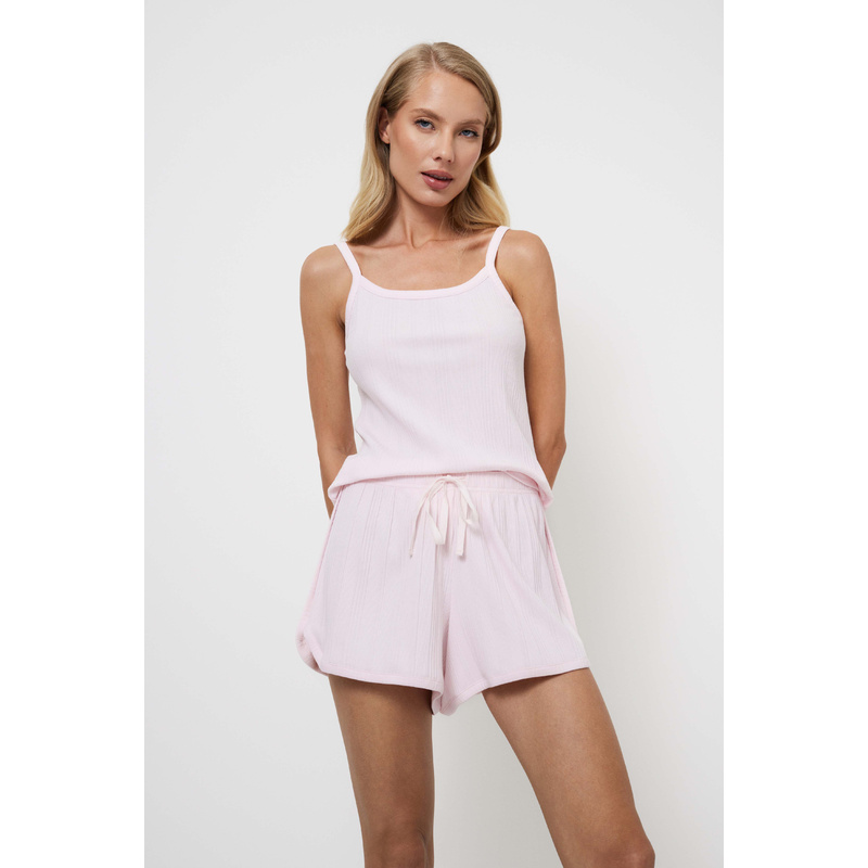 Pyjama Korte Broek en Light pink