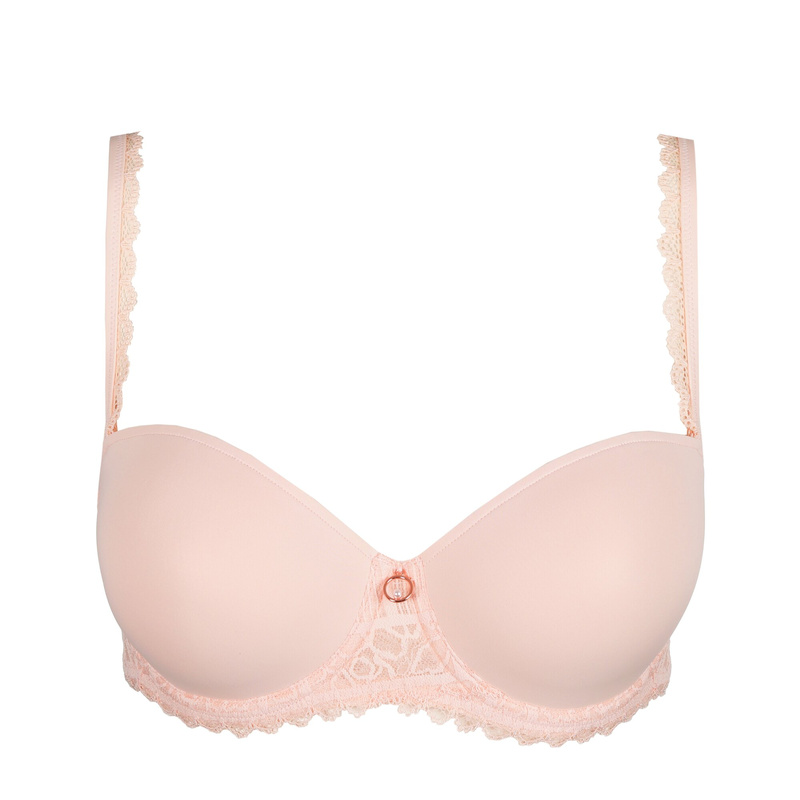 Voorgevormde Bh Strapless in het Glossy pink