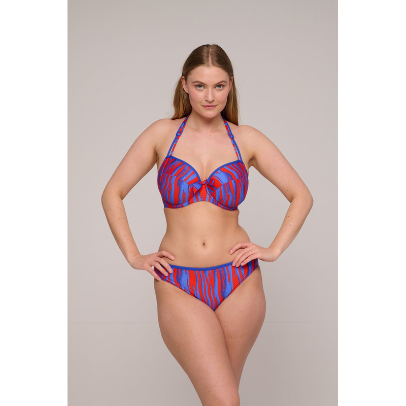 Volle Cup Bikinitop en Wild stripes