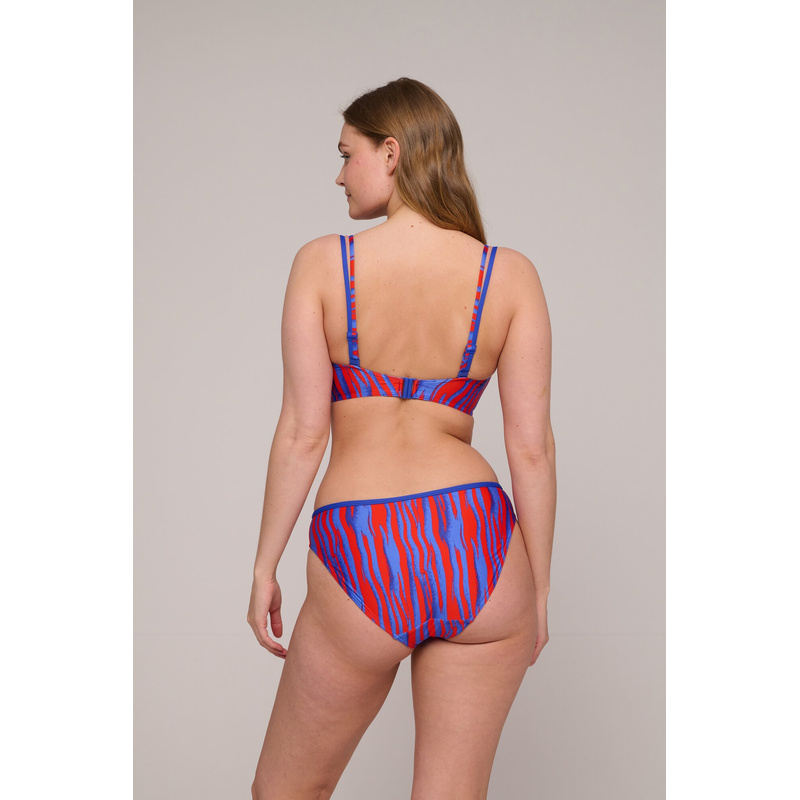 Volle Cup Bikinitop en Wild stripes