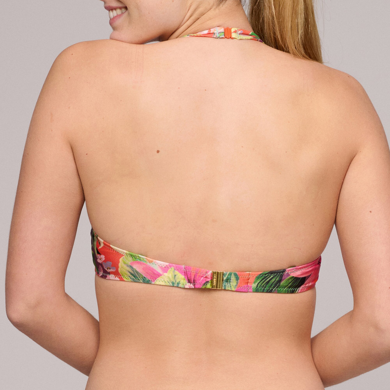 Voorgevormde Plunge Bikinitop en Tropical Sunset