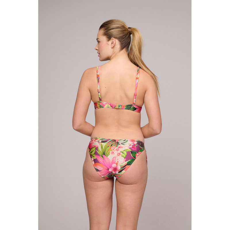Voorgevormde Plunge Bikinitop en Tropical Sunset