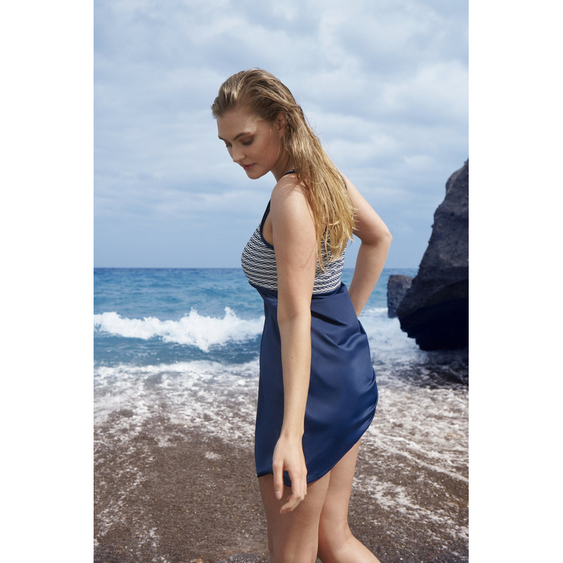 Korte Jurk en Water Blue