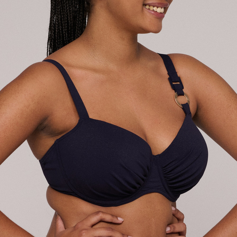 Voorgevormde Balconette Bikinitop in het Dazzling sky