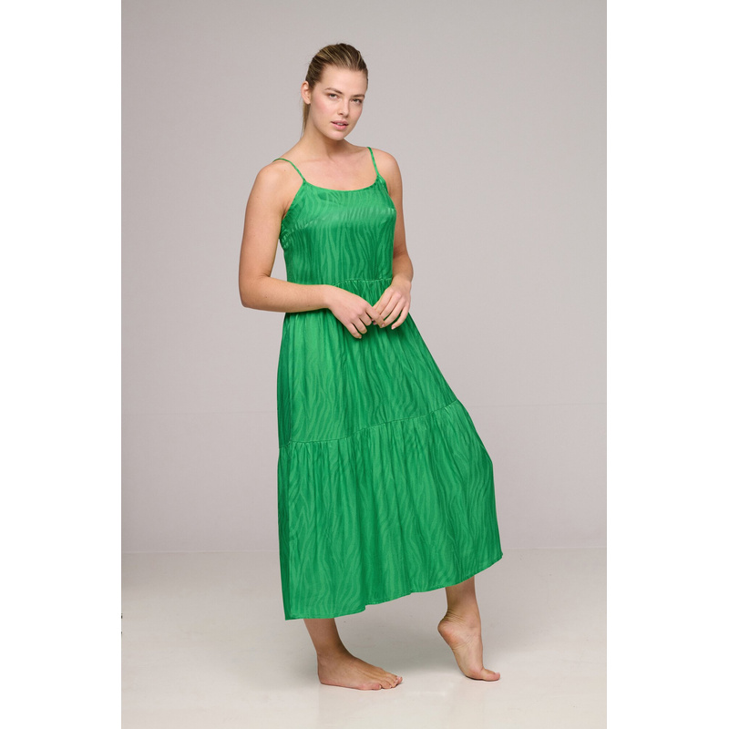 Lange Jurk en Exotic green