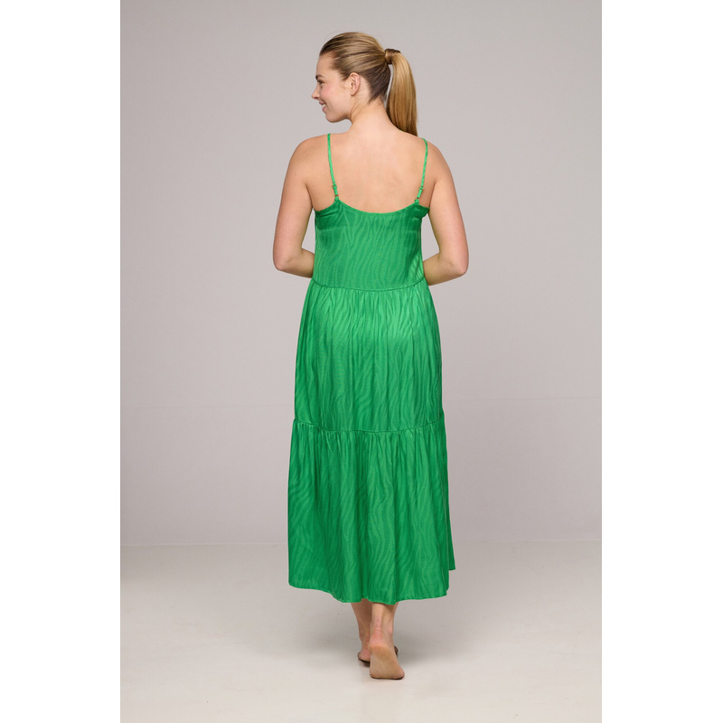 Lange Jurk en Exotic green