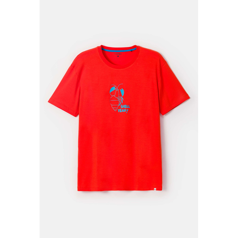 Pyjama Korte Broek in het Rood