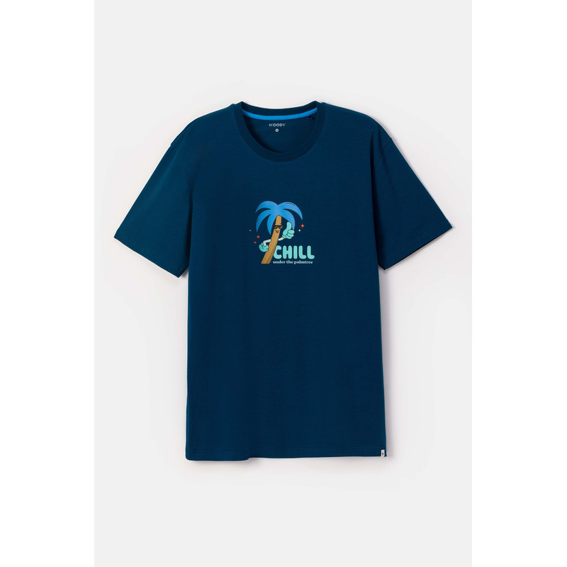 Pyjama Korte Broek en Donkerblauw