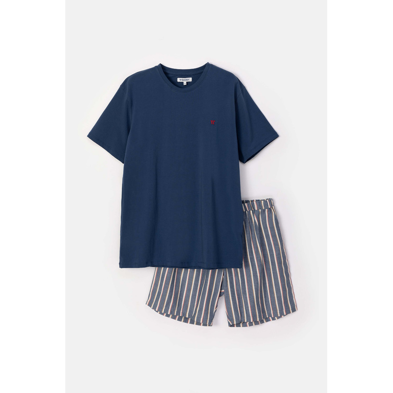 Pyjama Korte Broek en Donkerblauw