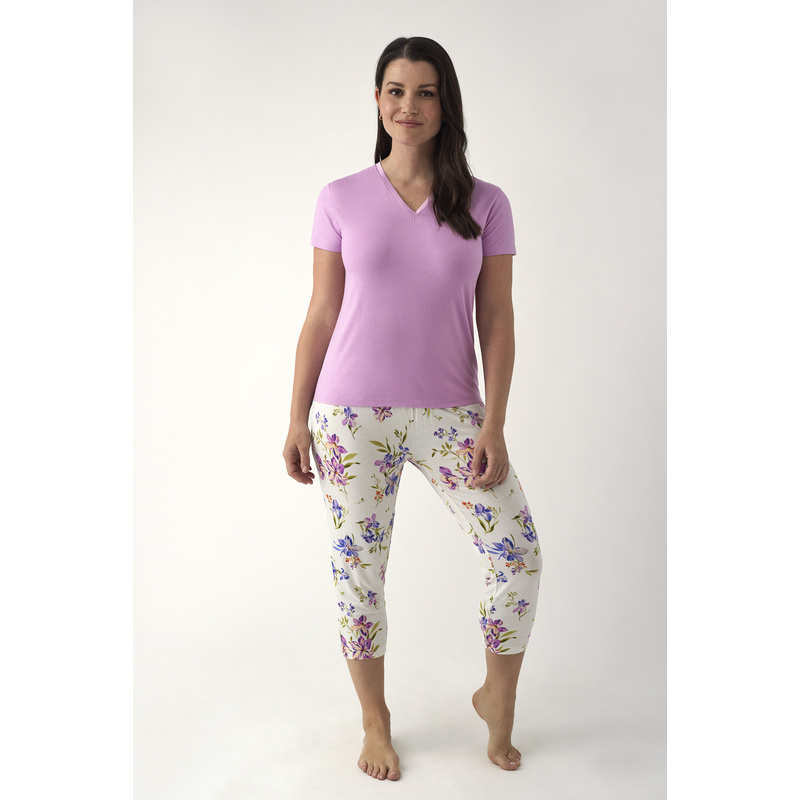 Pyjama Korte Broek en Lila