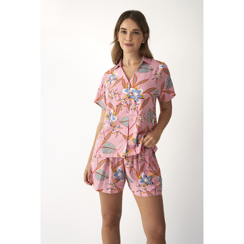 Pyjama Korte Broek in het Rosa