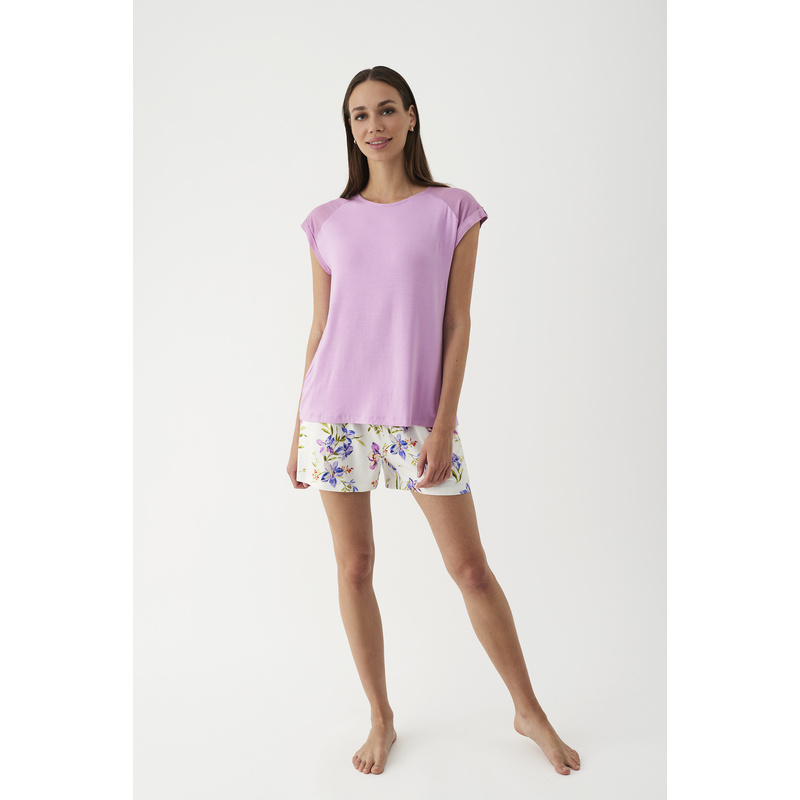 Pyjama Korte Broek en Lila